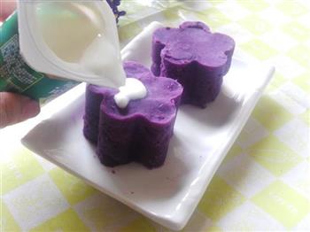酸奶紫薯泥的做法图解5