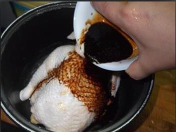 电饭煲美味盐焗鸡的做法图解3
