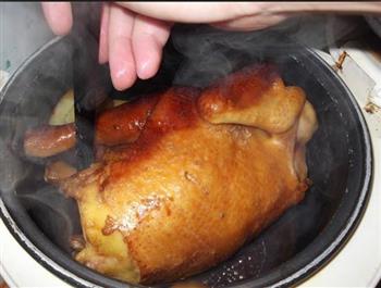电饭煲美味盐焗鸡的做法步骤6