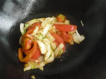 番茄青菜鸡蛋面的做法步骤5