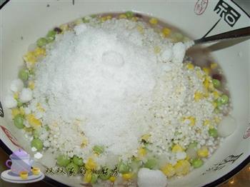 豌豆玉米粽子的做法步骤2