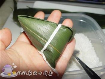 豌豆玉米粽子的做法步骤6
