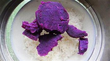 蜜豆紫薯棕的做法步骤2