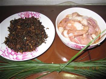梅干菜肉粽的做法步骤6