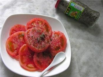 桂花糖拌西红柿的做法步骤5
