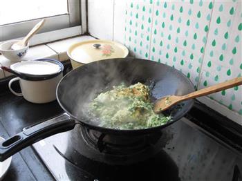 韭菜煎蛋的做法步骤9