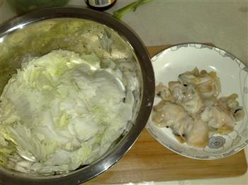 海螺炒白菜的做法步骤2