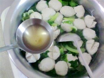 肉圆生菜汤的做法步骤6