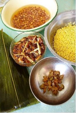 粽香黄米肉的做法步骤1
