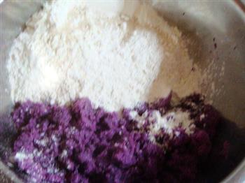 紫薯千层饼的做法步骤3