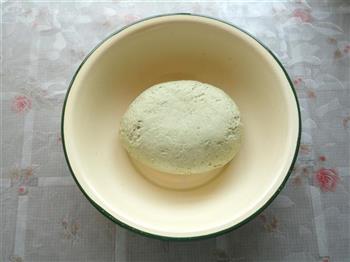 抹茶豆沙包的做法图解5
