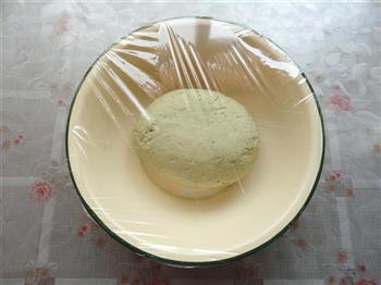 抹茶豆沙包的做法步骤6
