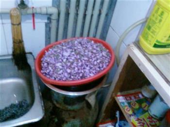 紫藤花蒸菜的做法步骤2