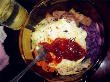 韩式五花肉拌饭的做法步骤3