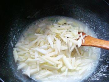 奶汤蒲菜的做法步骤3