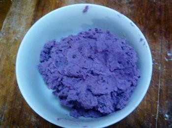 香酥紫薯饼的做法步骤2