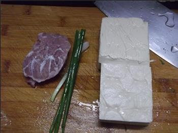 肉末煎豆腐的做法步骤1