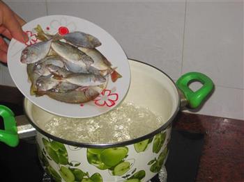 芥菜海鱼汤的做法步骤4