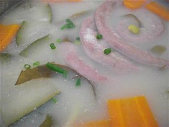 粉肠冬瓜海带汤的做法步骤7
