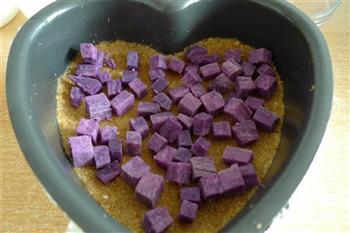 紫薯冻芝士蛋糕的做法步骤5