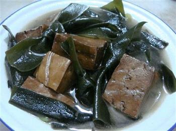 豆腐海带汤的做法步骤7