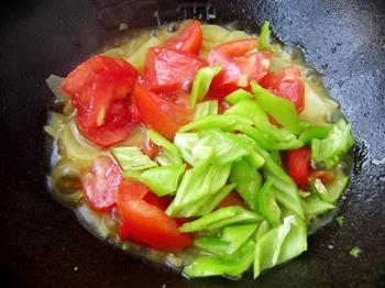 番茄尖椒土豆片的做法步骤6
