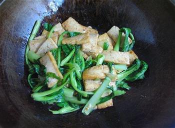 油豆腐炒青菜的做法步骤8