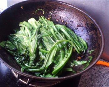 豆豉蒜蓉油麦菜的做法步骤7
