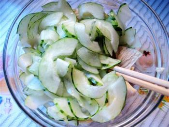 凉拌腐竹菜瓜的做法步骤10