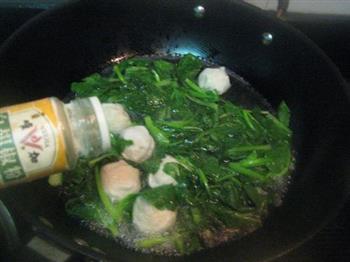 青菜鱼丸汤的做法步骤4