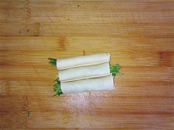 香菜干豆腐卷的做法图解5