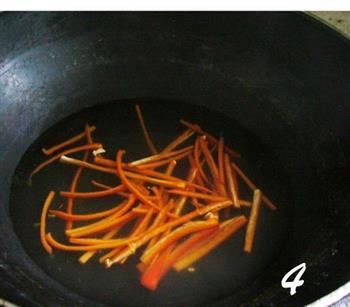 蒜苔炒肉丝的做法步骤4