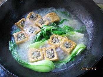 油豆腐酿肉汤煲的做法图解9