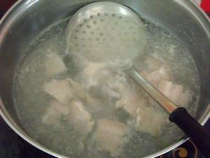 茭白回锅肉的做法步骤4