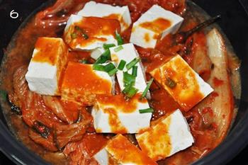 韩式辣白菜鲭鱼汤的做法步骤6
