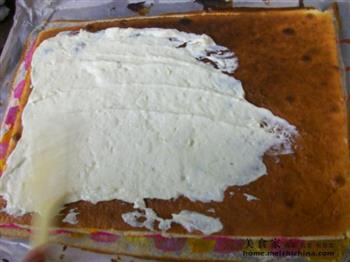 榴莲奶油蛋糕卷的做法步骤13