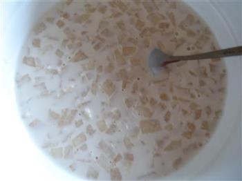 牛奶豆沙水果冰的做法步骤6