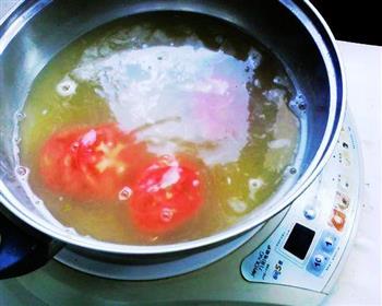 番茄蛋花汤的做法步骤7