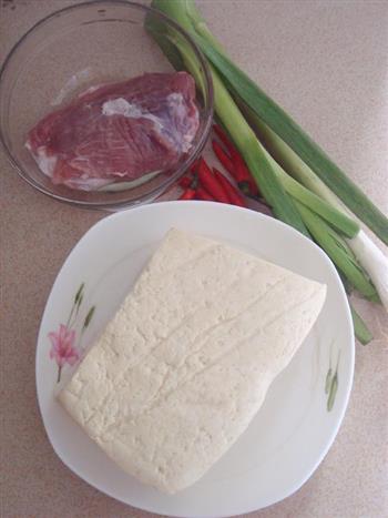 家常肉末豆腐的做法步骤1