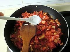 番茄洋葱打卤面的做法图解6