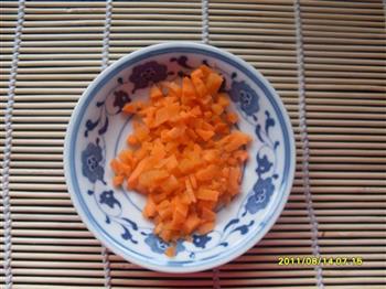 鸡毛菜胡萝卜煎饼的做法步骤2