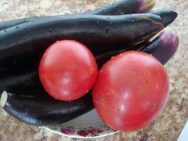 西红柿烧茄子的做法步骤1