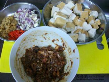 冬菜肉碎烧豆腐的做法步骤3