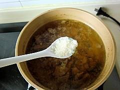 青菜猪肝汤的做法步骤10