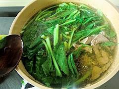 青菜猪肝汤的做法步骤13