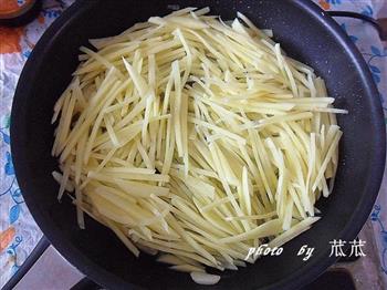 青椒土豆丝的做法步骤6