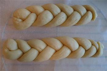 奶油辫子面包的做法图解3
