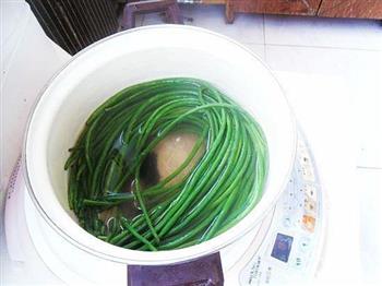 姜丝豇豆的做法步骤3