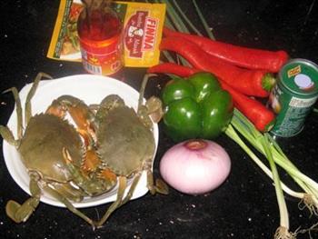 泰式咖喱蟹的做法步骤1