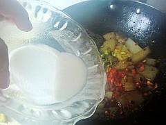 牛肉豆豉炒凉粉的做法步骤10